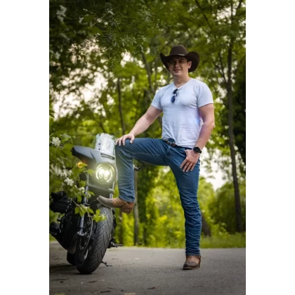 Cizme Cowboy Unisex din Piele Naturală SENDRA BOOTS 7862 Seta Sprinter Chocolate-Evolution Tang · Maro  - 5