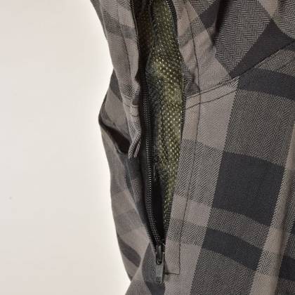 Cămașă Moto cu Protecții TRILOBITE 1971 TIMBER 2.0 · Gri / Negru  - 10