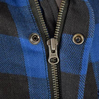 Cămașă Moto cu Protecții TRILOBITE 1971 TIMBER 2.0 · Albastru / Negru  - 7