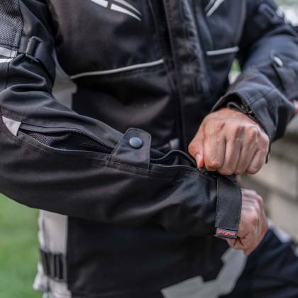 Geacă Moto din Textil SIXGEAR CHANNEL · Negru / Gri  - 10