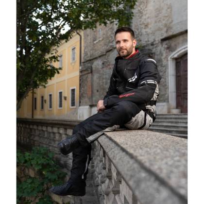 Geacă Moto din Textil SIXGEAR CHANNEL · Negru / Gri  - 8