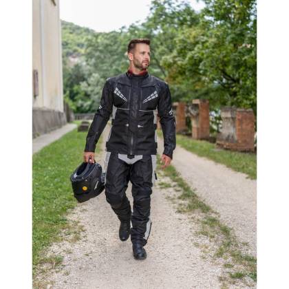 Geacă Moto din Textil SIXGEAR CHANNEL · Negru / Gri  - 4