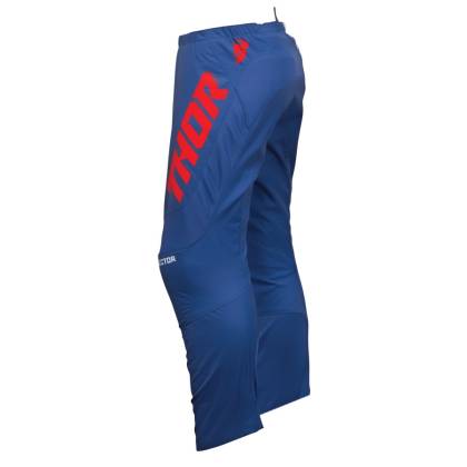Pantaloni Enduro - Cross THOR SECTOR CHECKER 2024 · Albastru / Roșu  - 1