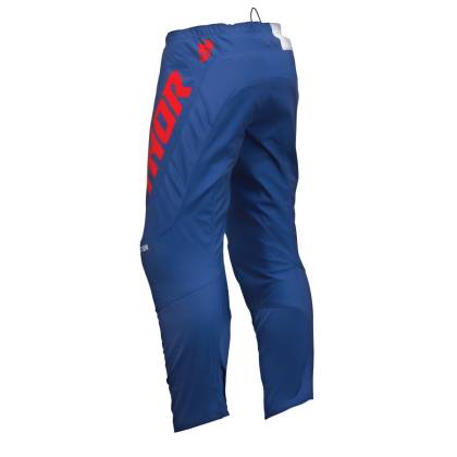 Pantaloni Enduro - Cross THOR SECTOR CHECKER 2024 · Albastru / Roșu  - 2