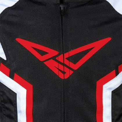 Geacă Moto de Vară din Textil SPEED UP PACE · Negru / Roșu  - 7