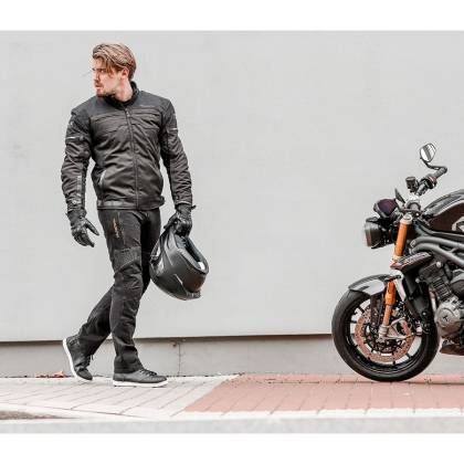 Blugi Moto Scurți cu Kevlar TRILOBITE PARADO · Negru  - 8