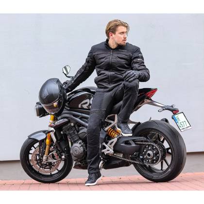 Blugi Moto Scurți cu Kevlar TRILOBITE PARADO · Negru  - 6