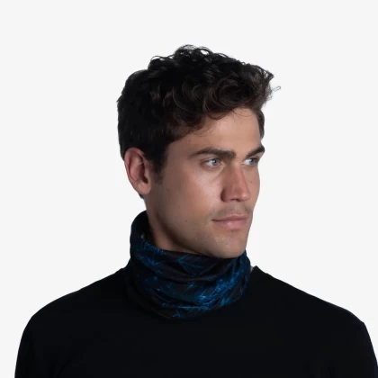 Bandană tubulară multifunctională BUFF ORIGINAL ECOSTRETCH AB5TR BLUE · Albastru / Negru  - 4