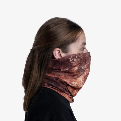 Bandană tubulară multifunctională BUFF ORIGINAL ECOSTRETCH BRAZ3 RUSTY · Maro / Portocaliu  - 6
