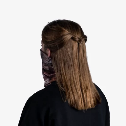 Bandană tubulară multifunctională BUFF ORIGINAL ECOSTRETCH NATIONAL GEOGRAPHIC DOWNY MULTI · Maro  / Mov  - 5
