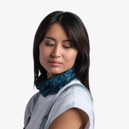 Bandană tubulară multifunctională BUFF ORIGINAL ECOSTRETCH HALCYON TURQUOISE · Albastru  - 6