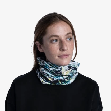 Bandană tubulară multifunctională BUFF ORIGINAL ECOSTRETCH PUR3 MULTI · Verde  - 4