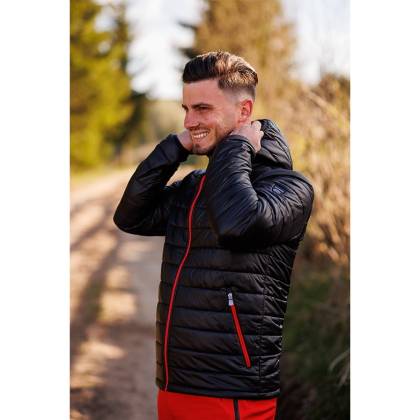 Geacă Puf cu Pene de Gâscă STRINDBERG 2146/3  · Albastru / Portocaliu  - 6