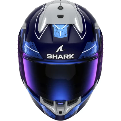 Cască Moto Integrală SHARK SKWAL i3 RHAD cu Lumini de Frână · Albastru / Gri  - 1