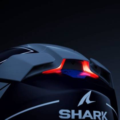 Cască Moto Integrală SHARK SKWAL i3 BLANK SP cu Lumini de Frână · Alb  - 3