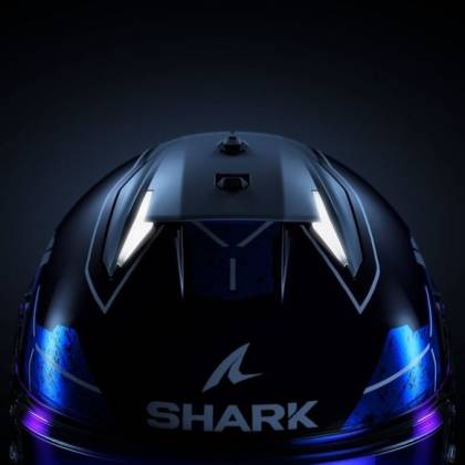 Cască Moto Integrală SHARK SKWAL i3 BLANK SP cu Lumini de Frână · Negru Mat  - 4