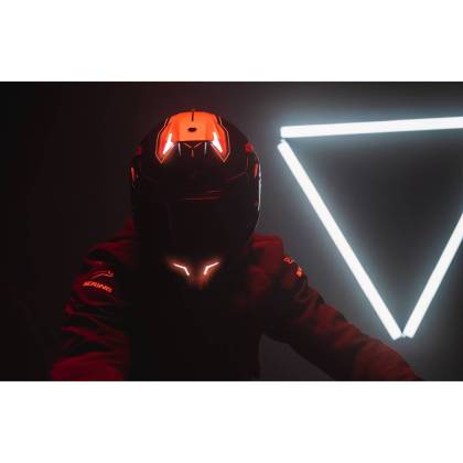 Cască Moto Integrală SHARK SKWAL i3 RHAD cu Lumini de Frână · Alb / Albastru / Roșu  - 12