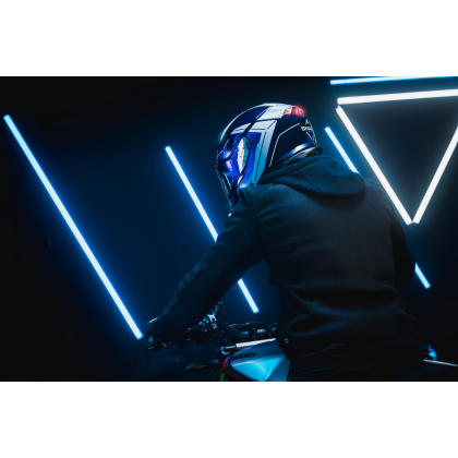 Cască Moto Integrală SHARK SKWAL i3 RHAD cu Lumini de Frână · Negru / Gri  - 5