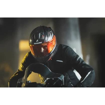 Cască Moto Integrală SHARK D-SKWAL 3 SIZLER · Negru / Gri / Alb  - 4