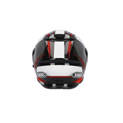 Cască Moto Flip-Up SHOEI NEOTEC 3 Grasp TC-5 · Negru / Alb / Roșu  - 5