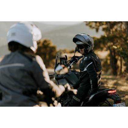 Cască Moto Flip-Up SHOEI NEOTEC 3 Satori TC-5 · Negru / Alb / Maro  - 5