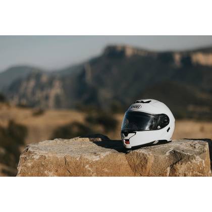 Cască Moto Flip-Up SHOEI NEOTEC 3 Satori TC-6 · Alb / Negru / Roșu  - 6