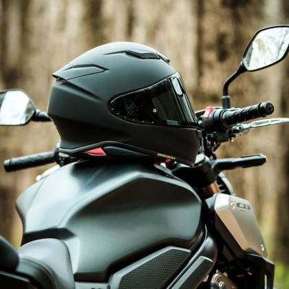 Cască Moto Integrală SHOEI NXR2 Sheen TC-2 · Negru / Albastru  - 6