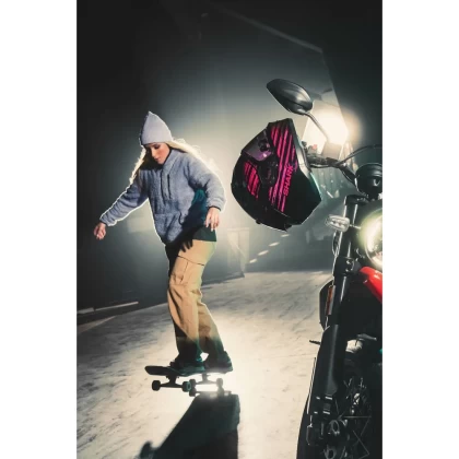 Cască Moto Integrală SHARK RIDILL 2 ASSYA · Negru / Albastru / Mov  - 5