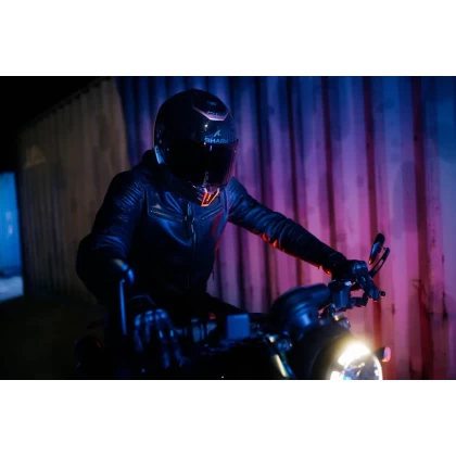 Cască Moto Integrală SHARK SPARTAN RS CARBON SHAWN · Negru Mat / Gri / Galben  - 12