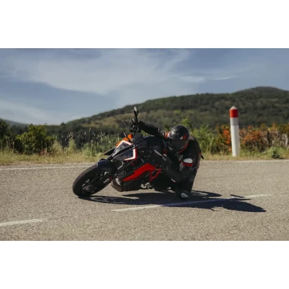 Cască Moto Integrală SHARK SPARTAN RS CARBON SHAWN MAT · Negru Mat / Gri / Roșu  - 10