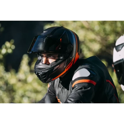 Cască Moto Integrală SHARK SPARTAN RS CARBON SHAWN MAT · Negru Mat / Gri / Alb  - 6