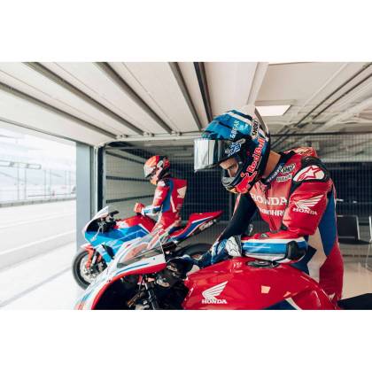 Cască Moto Integrală SHOEI X-SPR PRO Marquez Barcelona TC-10 · Albastru / Alb / Roșu  - 11