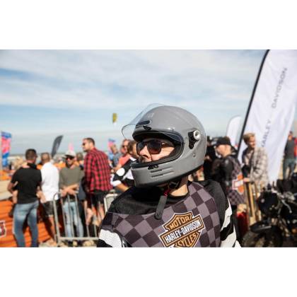 Cască Moto Integrală SHOEI GLAMSTER 06 Abiding TC-1 · Negru / Alb / Roșu  - 4