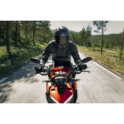 Cască Moto Integrală SHARK SPARTAN GT PRO TORYAN MAT · Negru Mat / Gri / Roșu  - 4