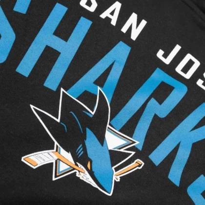 Hanorac NHL SAN JOSE SHARKS TEAM WORDMARK '47 HELIX · Negru  - 2