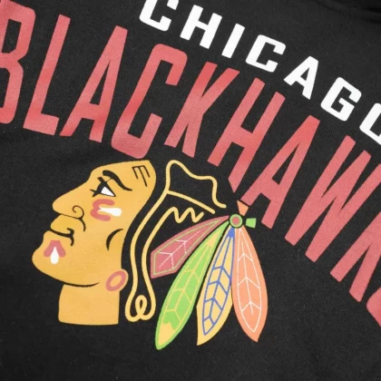 Hanorac NHL CHICAGO BLACKHAWKS TEAM WORDMARK '47 HELIX · Negru  - 2