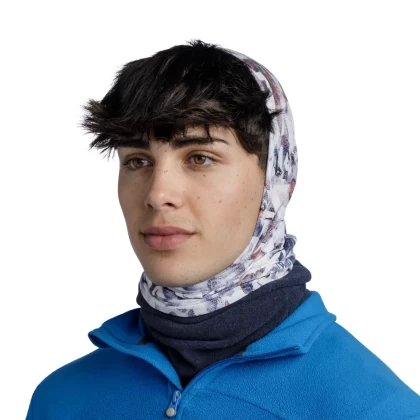 Bandană Tubulară Multifunctională BUFF ORIGINAL POLAR LINNA MULTI · Gri / Albastru  - 4
