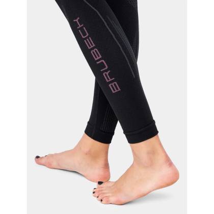 Pantaloni Termo Damă BRUBECK THERMO LE11870 · Negru / Roz  - 4