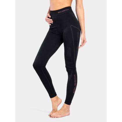 Pantaloni Termo Damă BRUBECK THERMO LE11870 · Negru / Roz  - 5