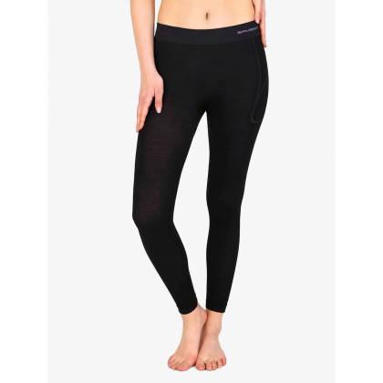 Pantaloni Termo Damă BRUBECK ACTIVE WOOL LE1170W · Negru  - 4