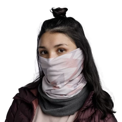 Bandană Tubulară Multifunctională BUFF ORIGINAL POLAR PHALIN PALE PINK · Alb / Roz  - 4