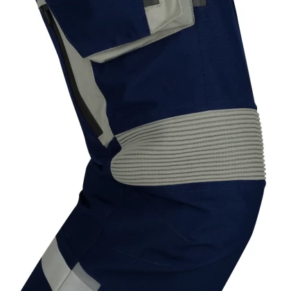 Pantaloni Moto din Textil GoreTex BERING AUSTRAL GTX · Gri / Albastru / Roși  - 3