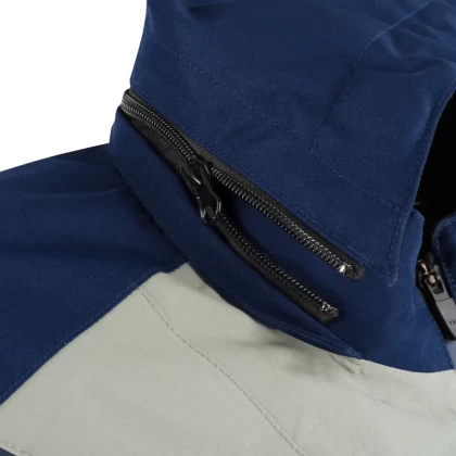 Geacă Moto din Textil GoreTex BERING AUSTRAL GTX · Gri / Albastru / Roșu  - 5