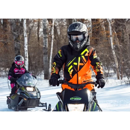 Cască Enduro - Cross Copii FXR RACING LEGION · Negru Mat / Roșu / Galben  - 9