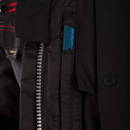 Geacă Moto din Textil GoreTex BERING TRAVEL GTX · Negru / Roșu  - 6