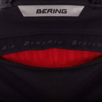 Geacă Moto din Textil GoreTex BERING TRAVEL GTX · Negru / Roșu  - 5