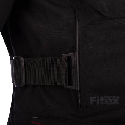 Geacă Moto din Textil GoreTex BERING TRAVEL GTX · Negru / Roșu  - 7