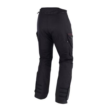 Pantaloni Moto din Textil GoreTex BERING TRAVEL GTX · Negru / Roșu  - 1