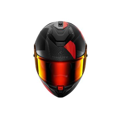 Cască Moto Integrală SHARK SPARTAN GT PRO DOKHTA CARBON · Negru / Gri / Roșu  - 11