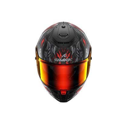 Cască Moto Integrală SHARK SPARTAN RS SHAYTAN MAT · Negru / Roșu / Gri  - 9